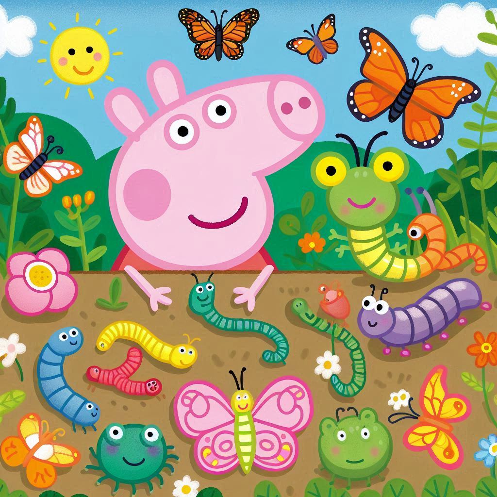 دانلود Peppa Pig S1E18 – قسمت Frogs and Worms and Butterflies با زیرنویس انگلیسی رایگان