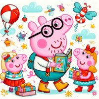 Peppa Pig meets her cousin Chloé – Episode 29 with English subtitles